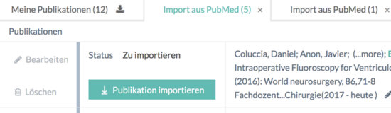 All Publications Listed as Ready for Import