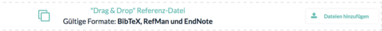Import from Bibliographic Manager