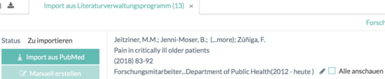 Import via Pubmed 1